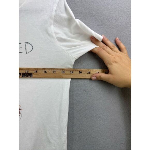 Unfortunate Portrait Men White Sponsored Post Malone Graphic T-Shirt Large - Picture 3 of 6